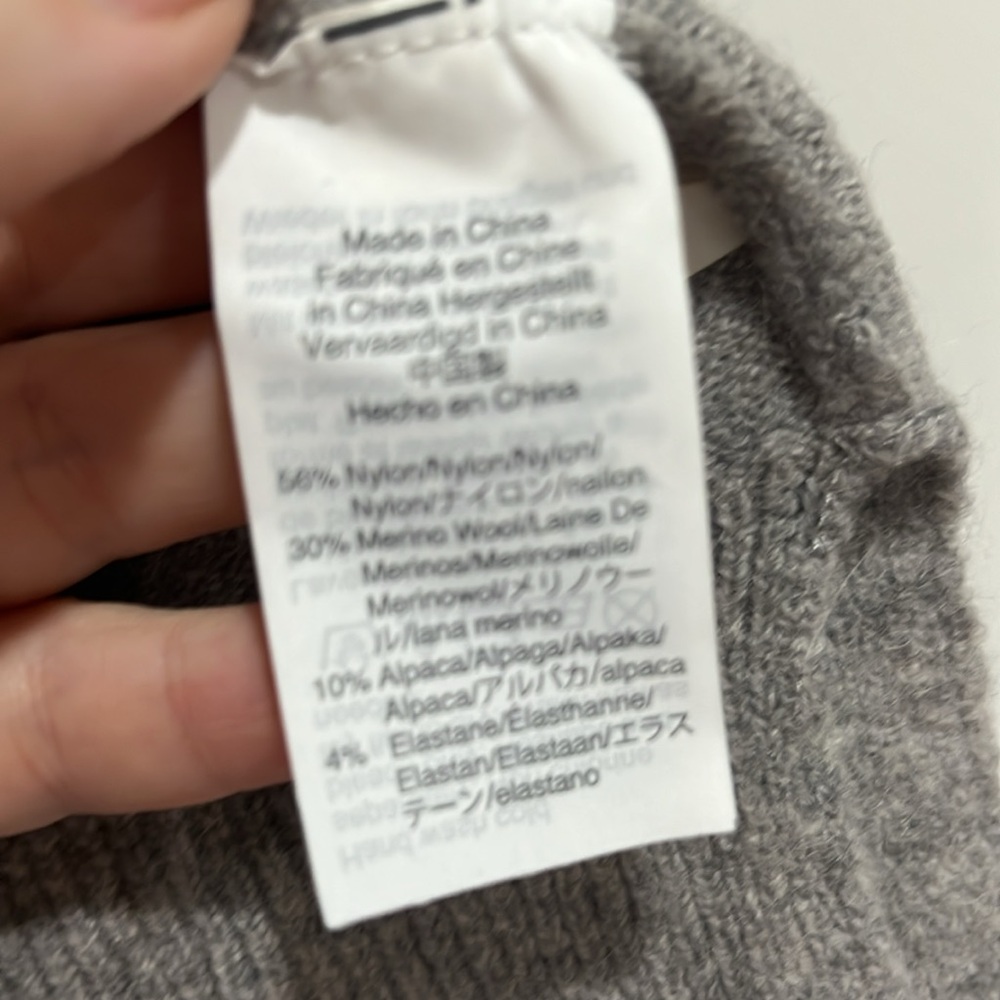 Madewell Pink and Gray Cardigan Sweater - Picture 5 of 7
